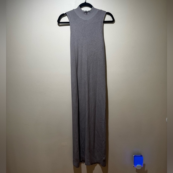 Freshman 1996 Charcoal Sleeveless Maxi Dress Size L - Picture 4 of 10